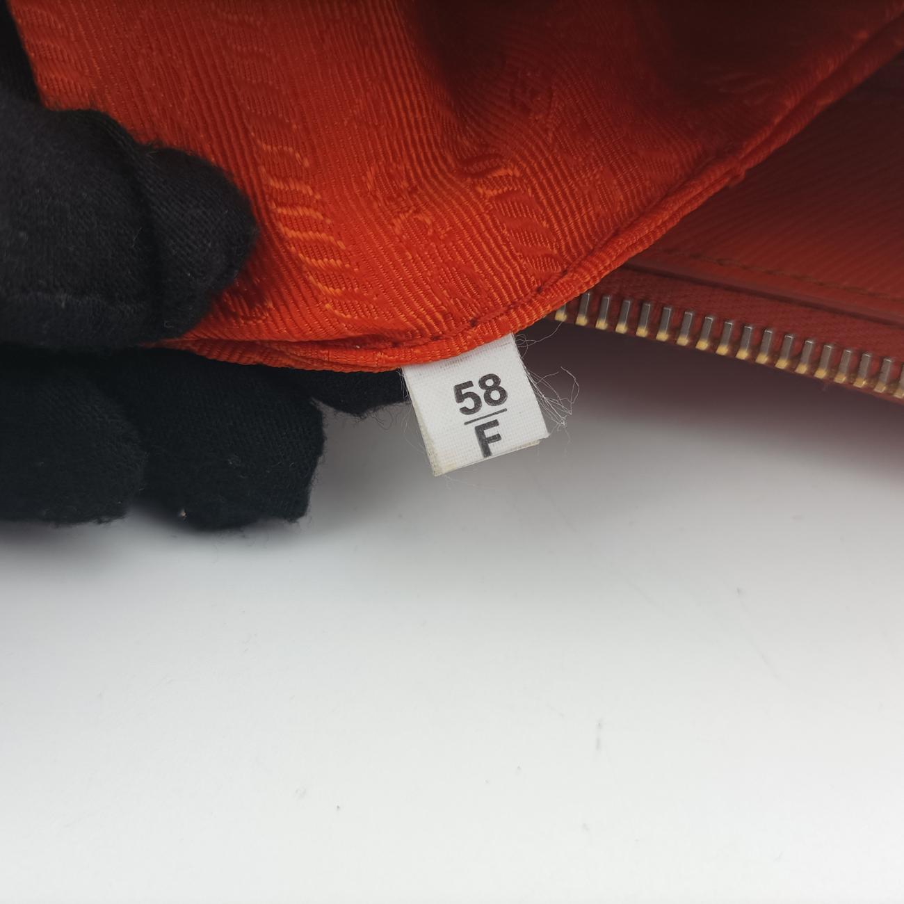 Pre-owned Prada Galleria Orange SAFFIANO Leather BN2274 shoulderbag | stylenewstar