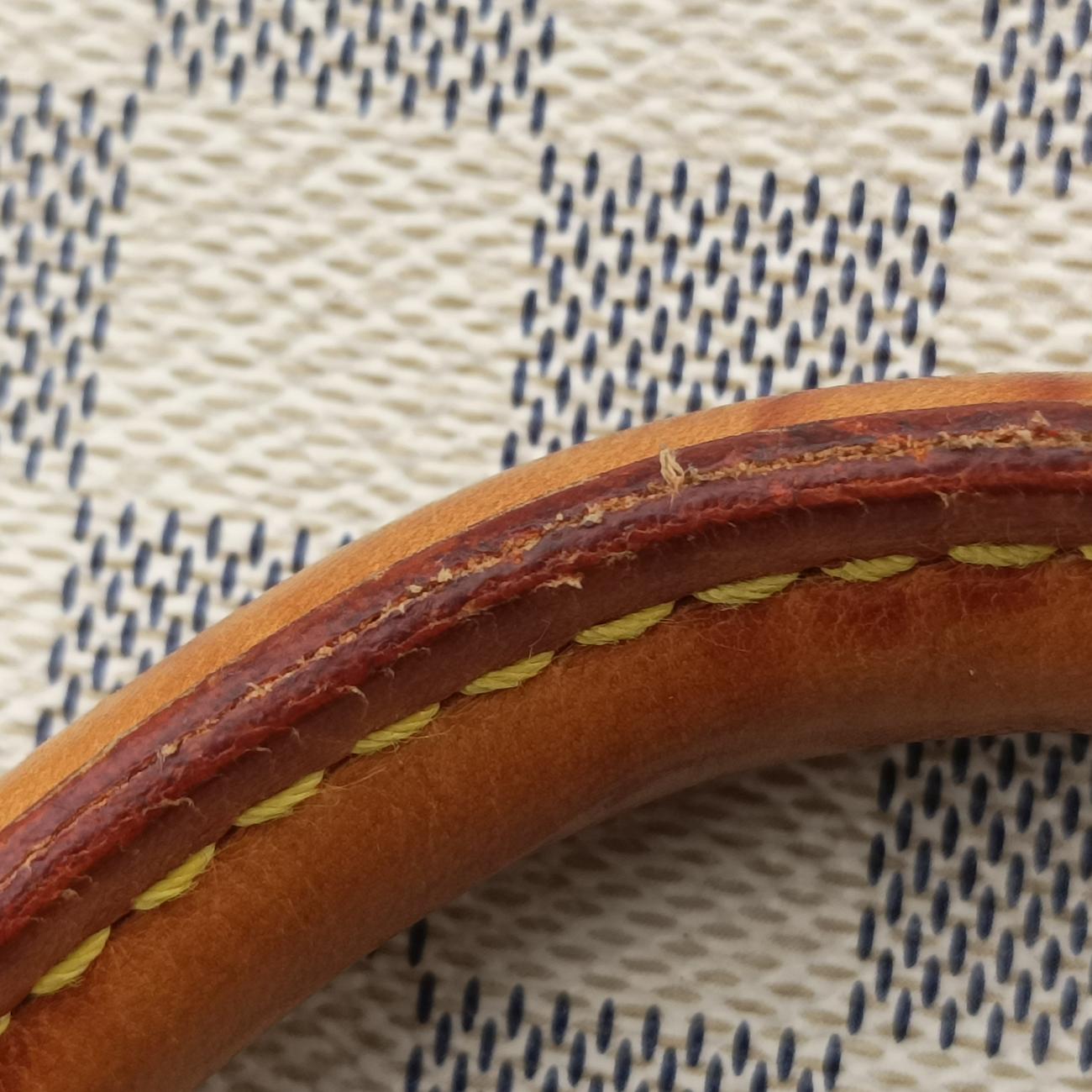 Pre-owned Louis Vuitton Keepall Bandouliere 55 Azur Damier Canvas N41429 shoulderbag | stylenewstar