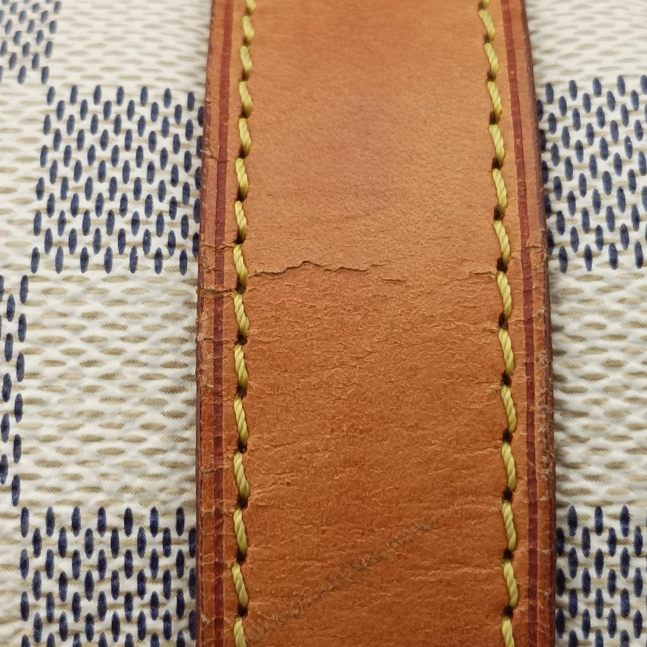 Pre-owned Louis Vuitton Keepall Bandouliere 55 Azur Damier Canvas N41429 shoulderbag | stylenewstar