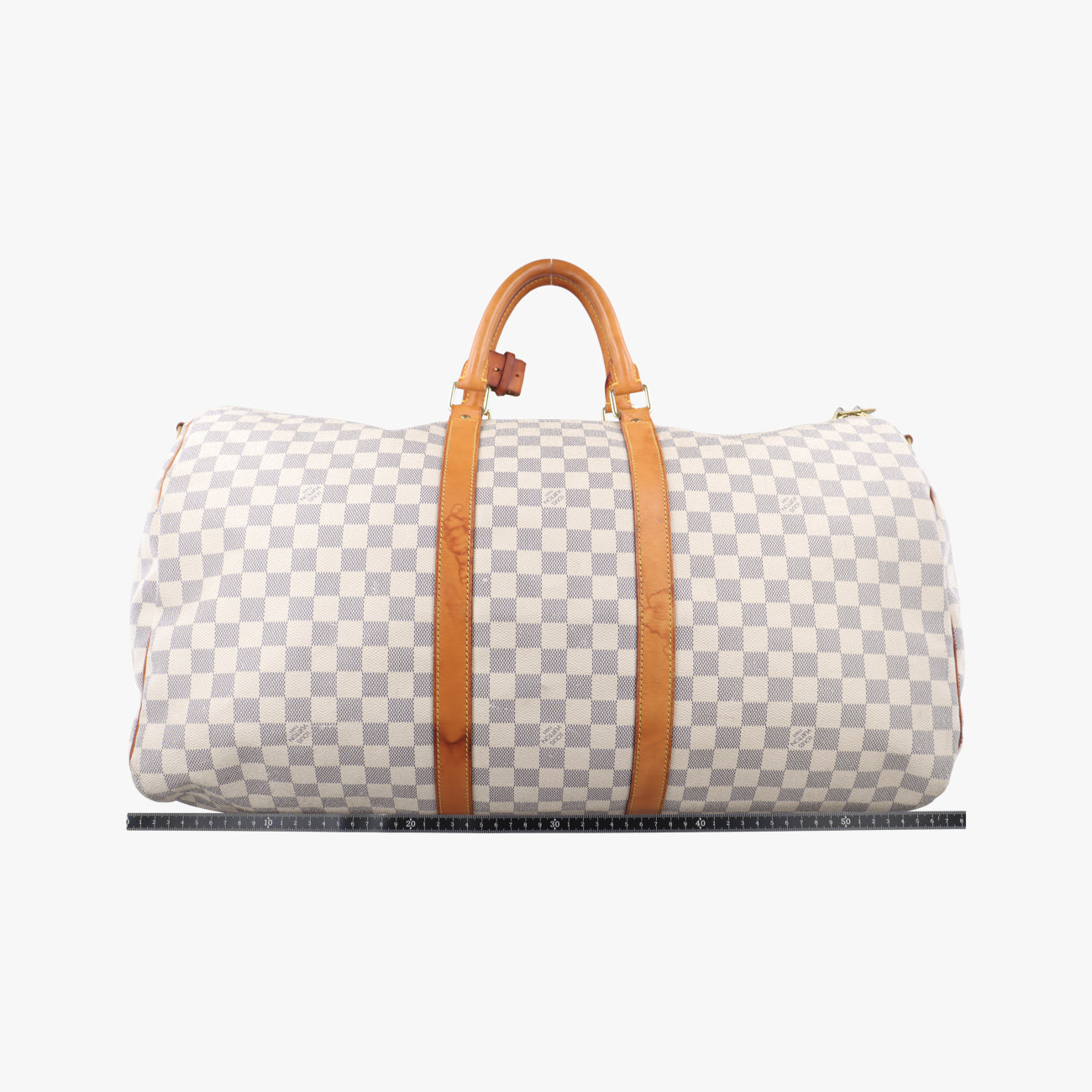 Pre-owned Louis Vuitton Keepall Bandouliere 55 Azur Damier Canvas N41429 shoulderbag | stylenewstar