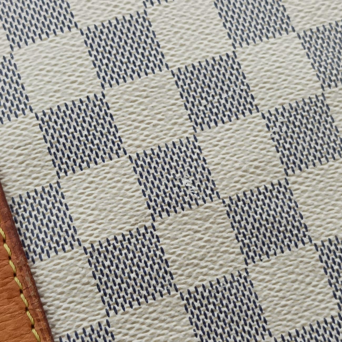 Pre-owned Louis Vuitton Keepall Bandouliere 55 Azur Damier Canvas N41429 shoulderbag | stylenewstar