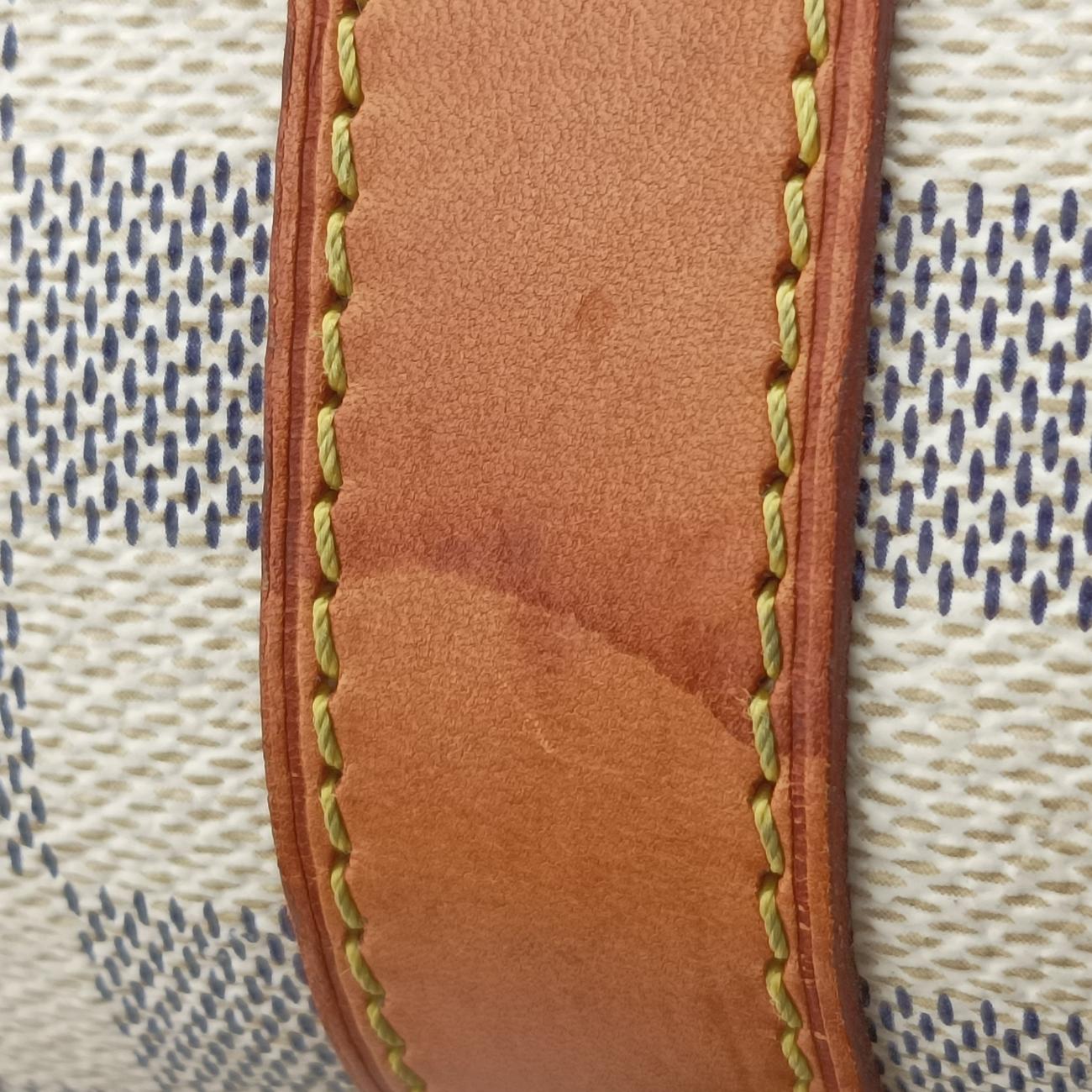 Pre-owned Louis Vuitton Keepall Bandouliere 55 Azur Damier Canvas N41429 shoulderbag | stylenewstar