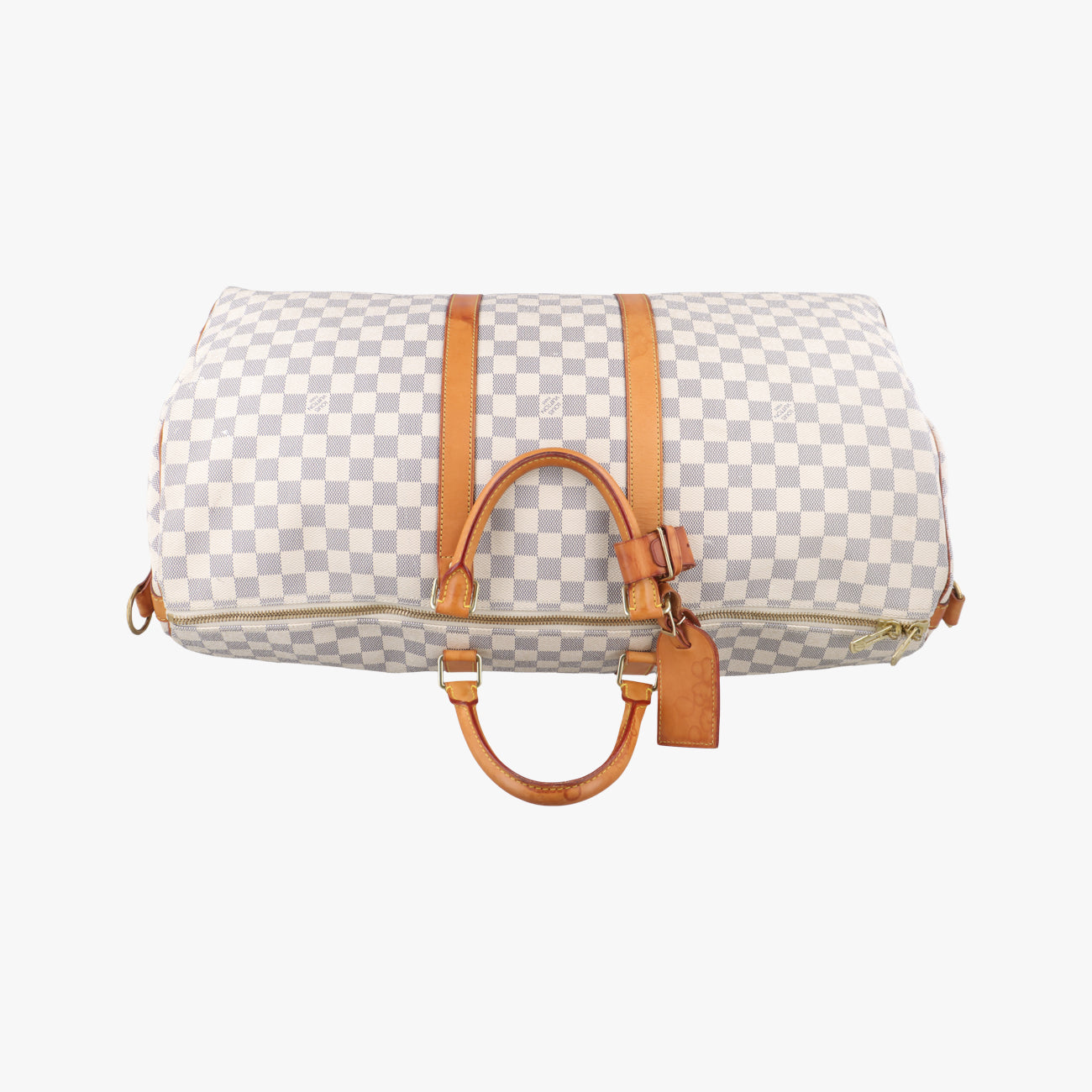 Pre-owned Louis Vuitton Keepall Bandouliere 55 Azur Damier Canvas N41429 shoulderbag | stylenewstar
