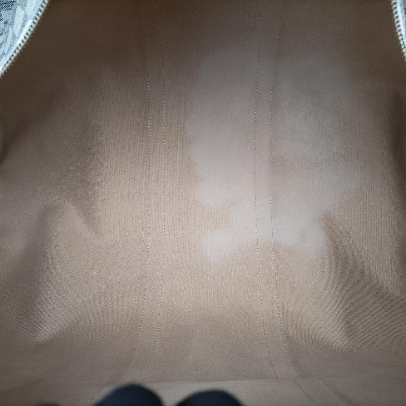 Pre-owned Louis Vuitton Keepall Bandouliere 55 Azur Damier Canvas N41429 shoulderbag | stylenewstar