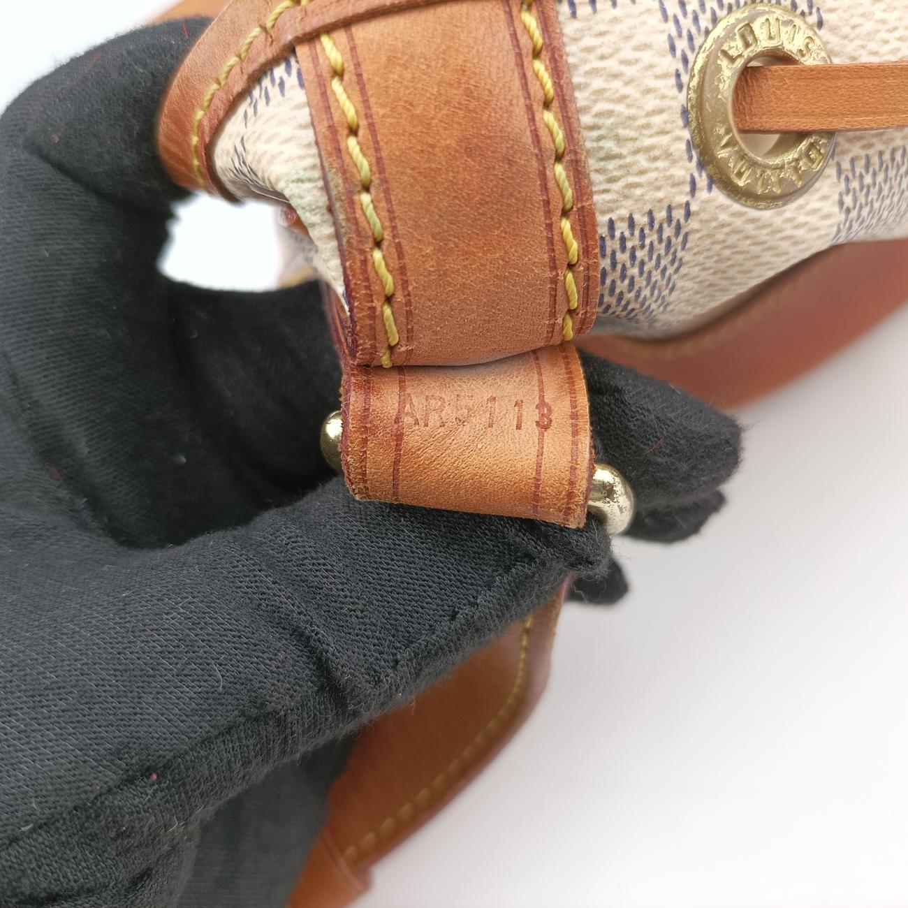 Pre-owned Louis Vuitton NOé BB AZUR Damier Canvas N41220 shoulderbag | stylenewstar