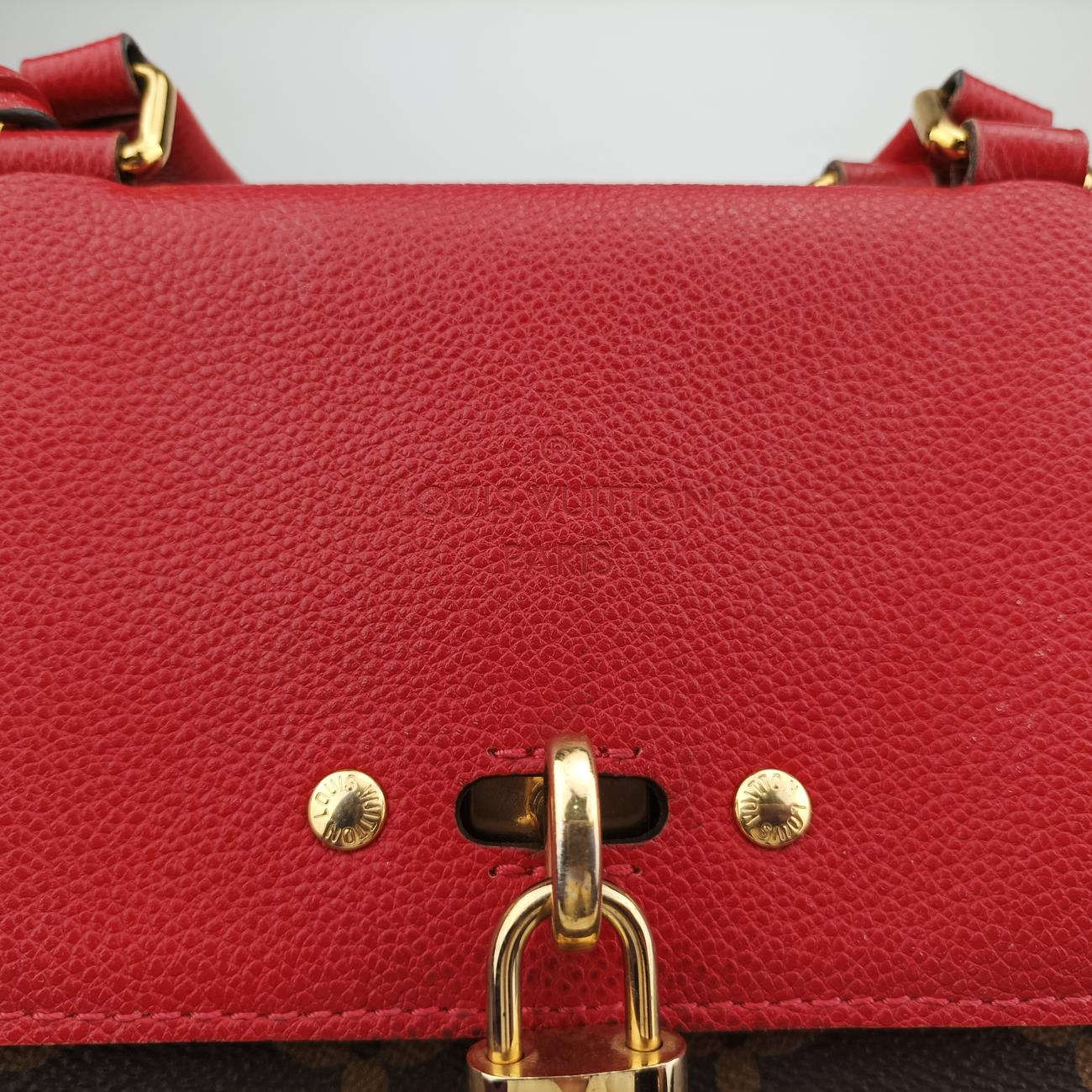 Secondhand Louis Vuitton Vénus brown×CERISE Monogram Canvas×calf leather M41738 shoulderbag | stylenewstar