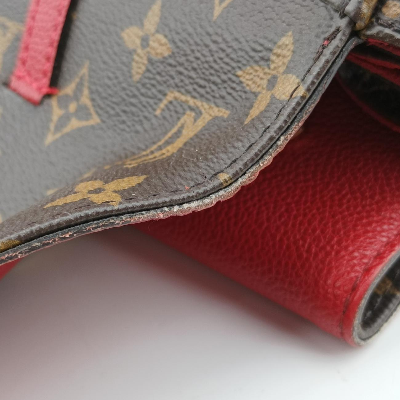 Secondhand Louis Vuitton Vénus brown×CERISE Monogram Canvas×calf leather M41738 shoulderbag | stylenewstar