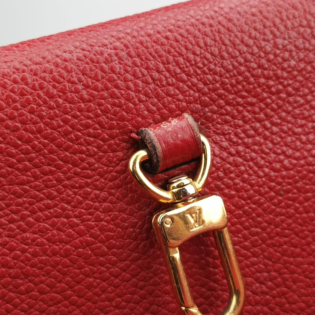 Secondhand Louis Vuitton Vénus brown×CERISE Monogram Canvas×calf leather M41738 shoulderbag | stylenewstar