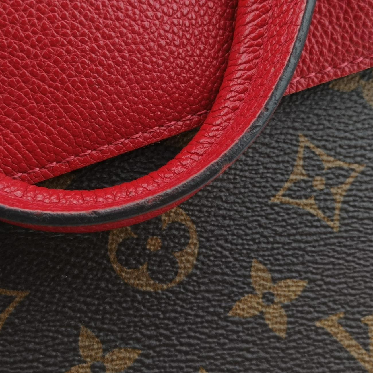Secondhand Louis Vuitton Vénus brown×CERISE Monogram Canvas×calf leather M41738 shoulderbag | stylenewstar