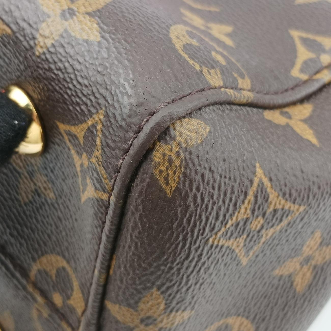 Secondhand Louis Vuitton Vénus brown×CERISE Monogram Canvas×calf leather M41738 shoulderbag | stylenewstar