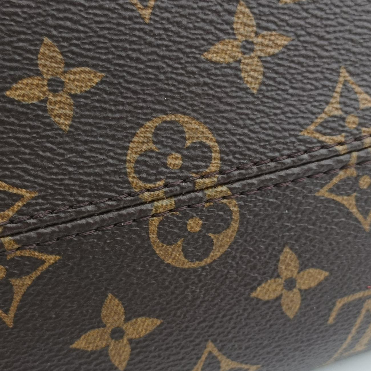 Secondhand Louis Vuitton Vénus brown×CERISE Monogram Canvas×calf leather M41738 shoulderbag | stylenewstar