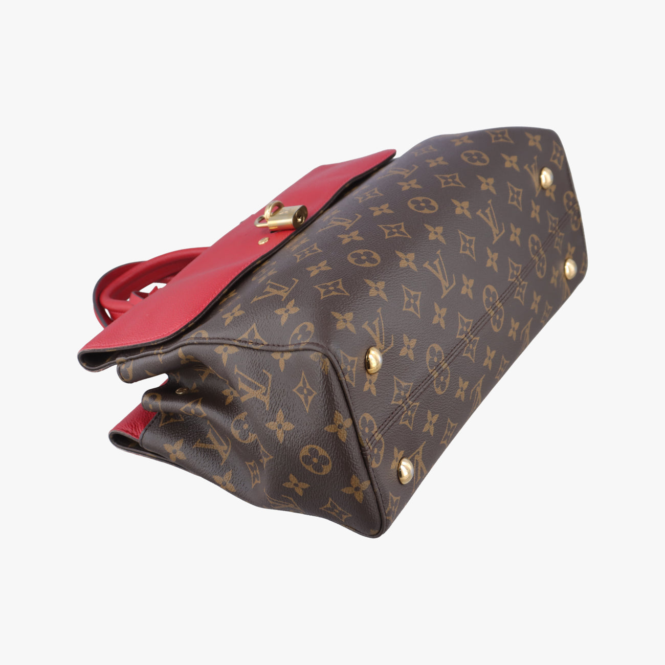 Secondhand Louis Vuitton Vénus brown×CERISE Monogram Canvas×calf leather M41738 shoulderbag | stylenewstar