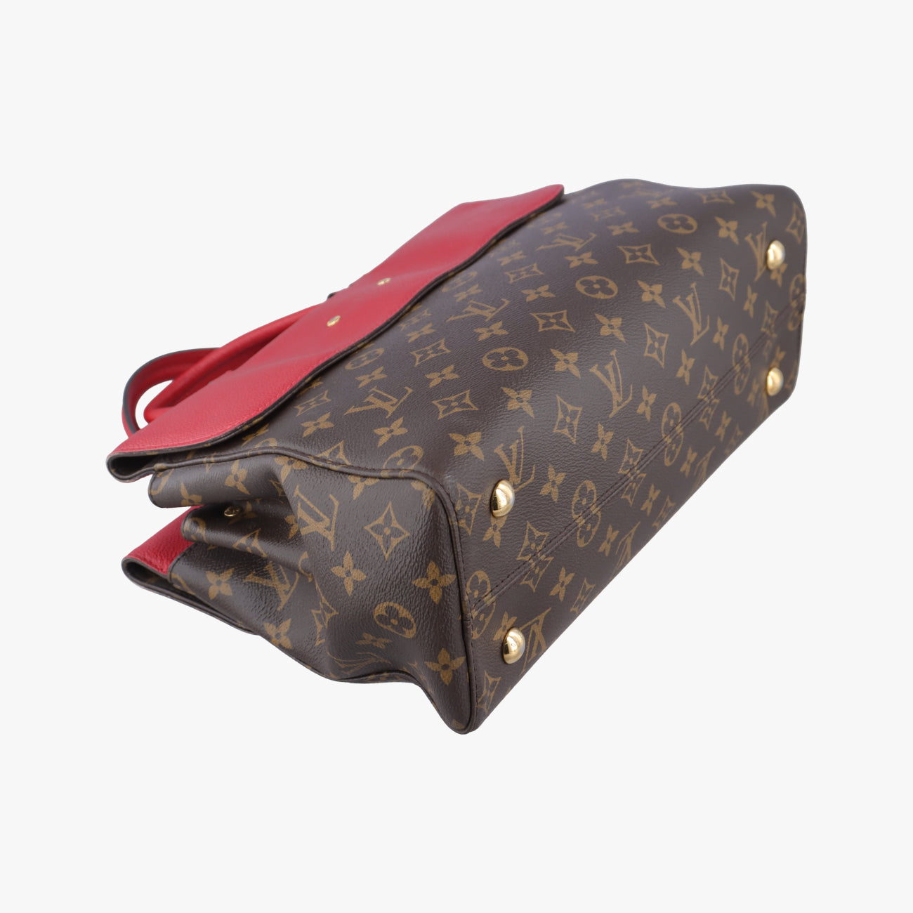 Secondhand Louis Vuitton Vénus brown×CERISE Monogram Canvas×calf leather M41738 shoulderbag | stylenewstar