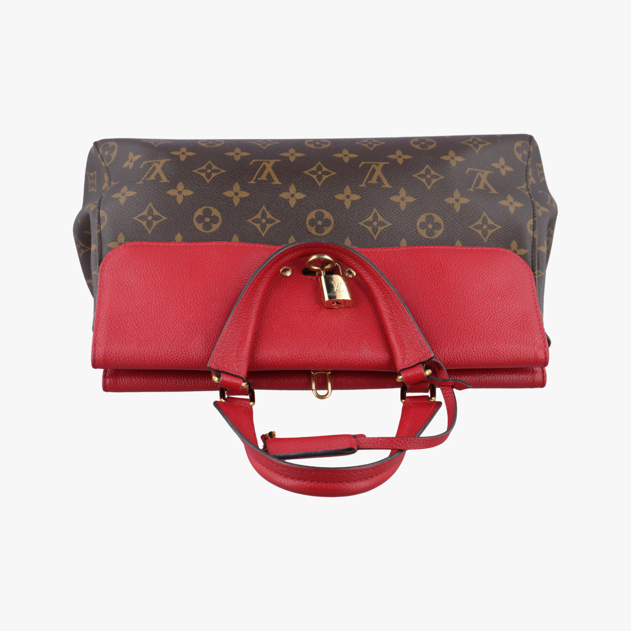 Secondhand Louis Vuitton Vénus brown×CERISE Monogram Canvas×calf leather M41738 shoulderbag | stylenewstar