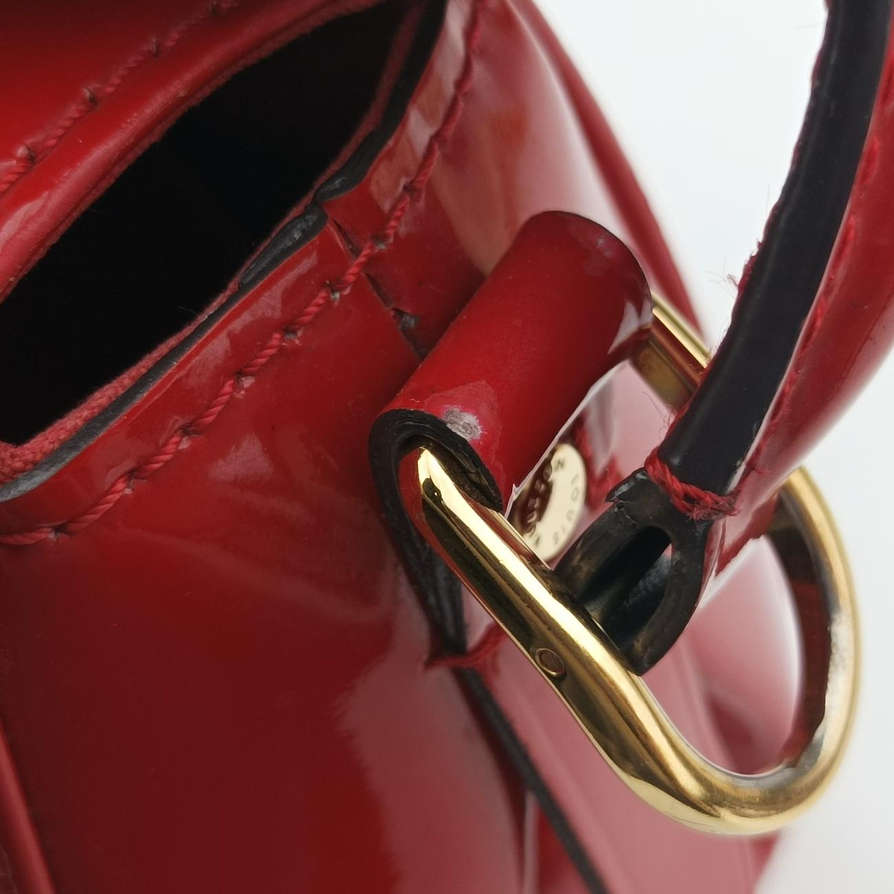 Pre-owned Louis Vuitton PASADENA CERISE Vernis M90944 shoulderbag | stylenewstar