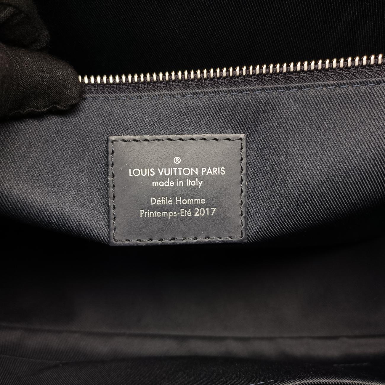 Pre-owned Louis Vuitton Messenger GM navy×multicolor Monogram Savane M43293 shoulderbag | stylenewstar