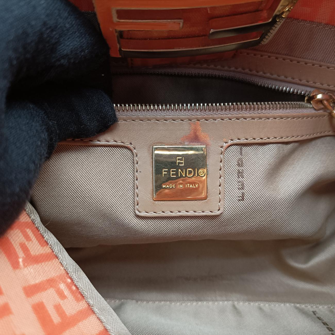 Pre-owned Fendi Baguette Multicolour PVC coated canvas  shoulderbag | stylenewstar