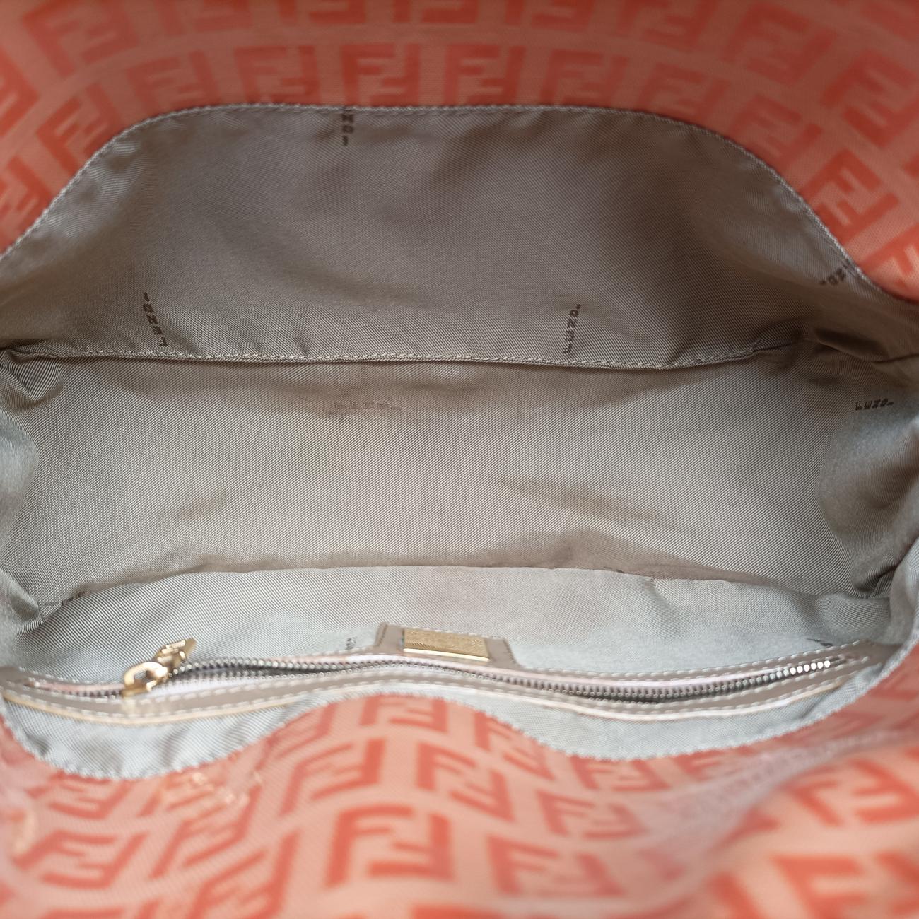 Pre-owned Fendi Baguette Multicolour PVC coated canvas  shoulderbag | stylenewstar