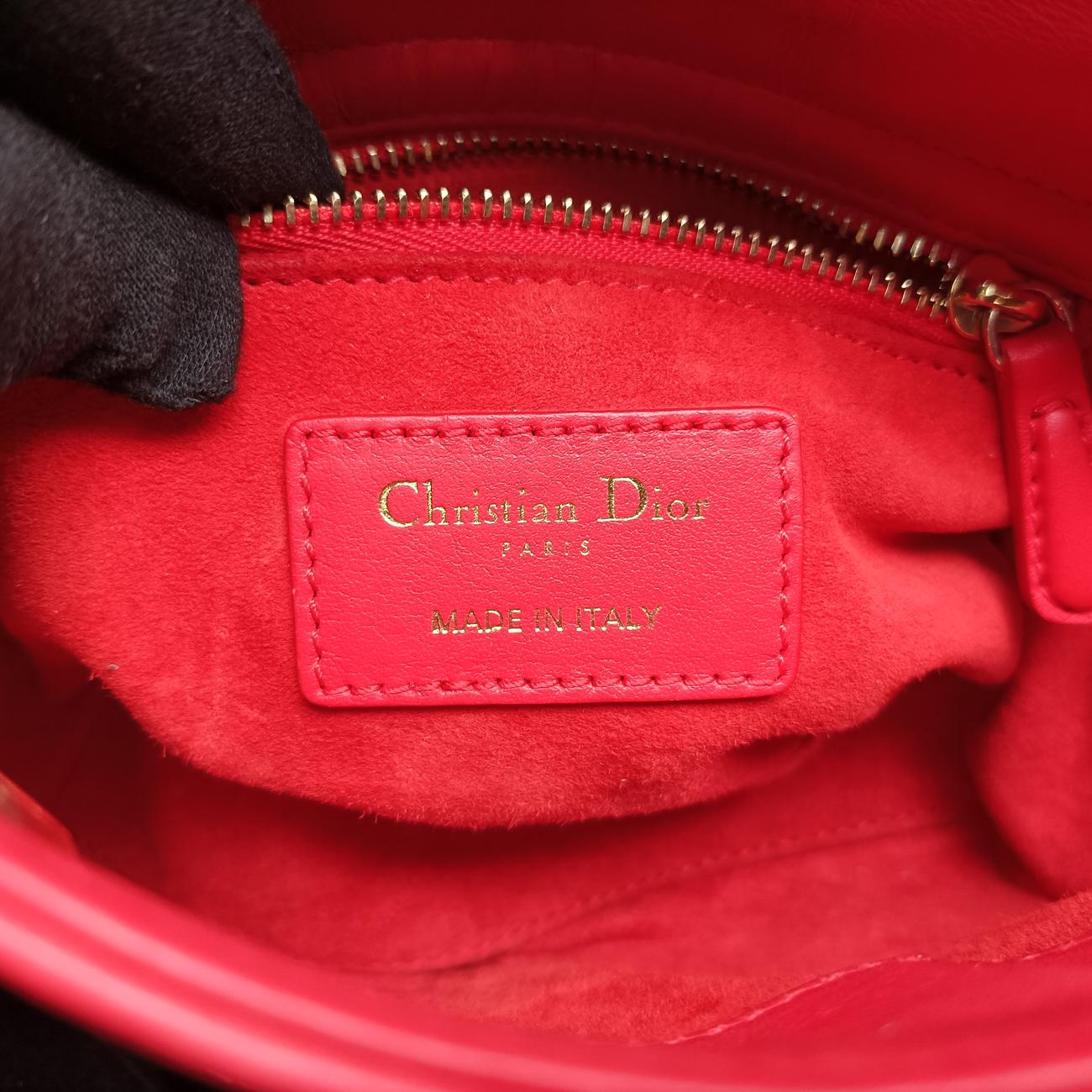 Secondhand Christian Dior Niki de Saint Phalle Lady Dior Red×multicolor Leather  shoulderbag | stylenewstar