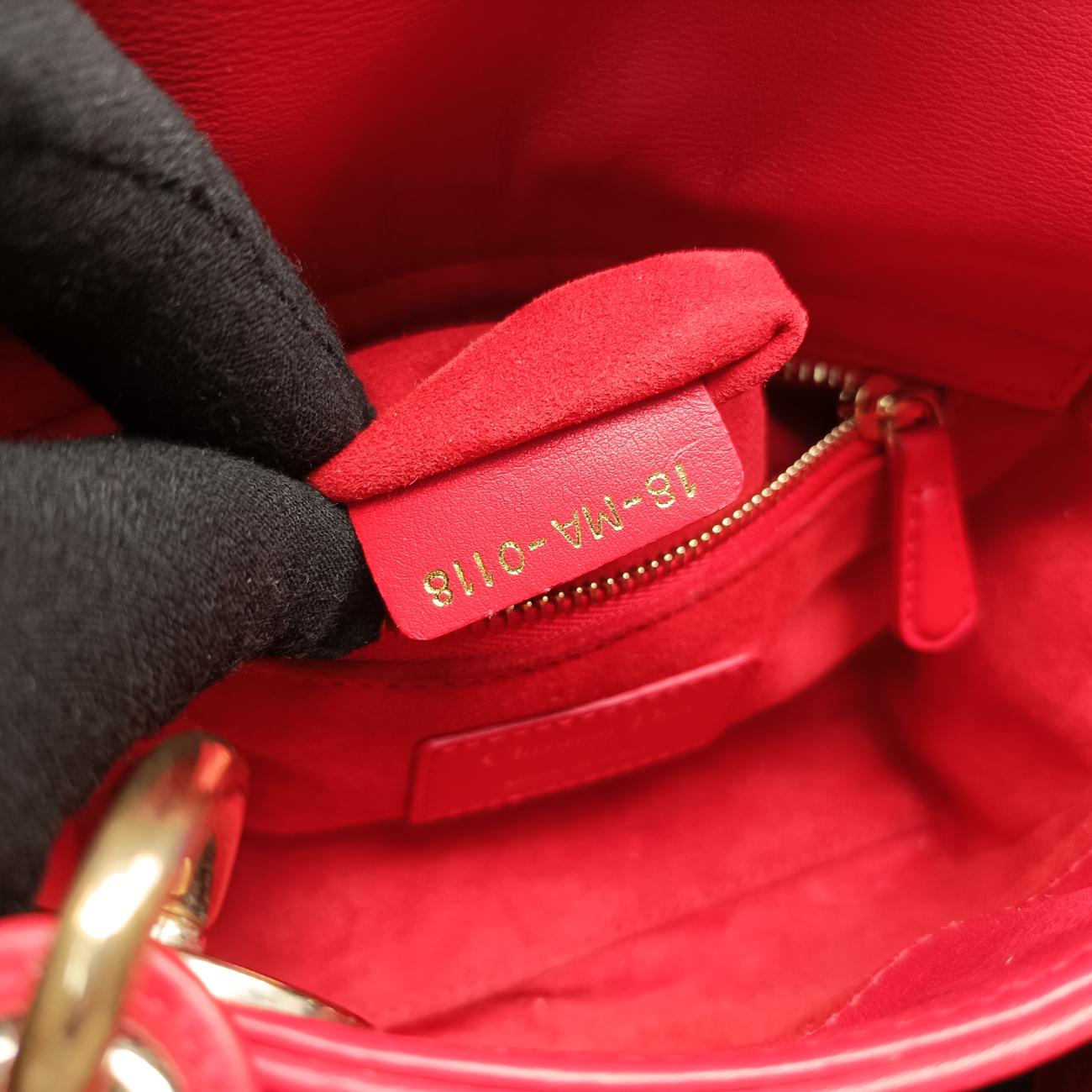 Secondhand Christian Dior Niki de Saint Phalle Lady Dior Red×multicolor Leather  shoulderbag | stylenewstar