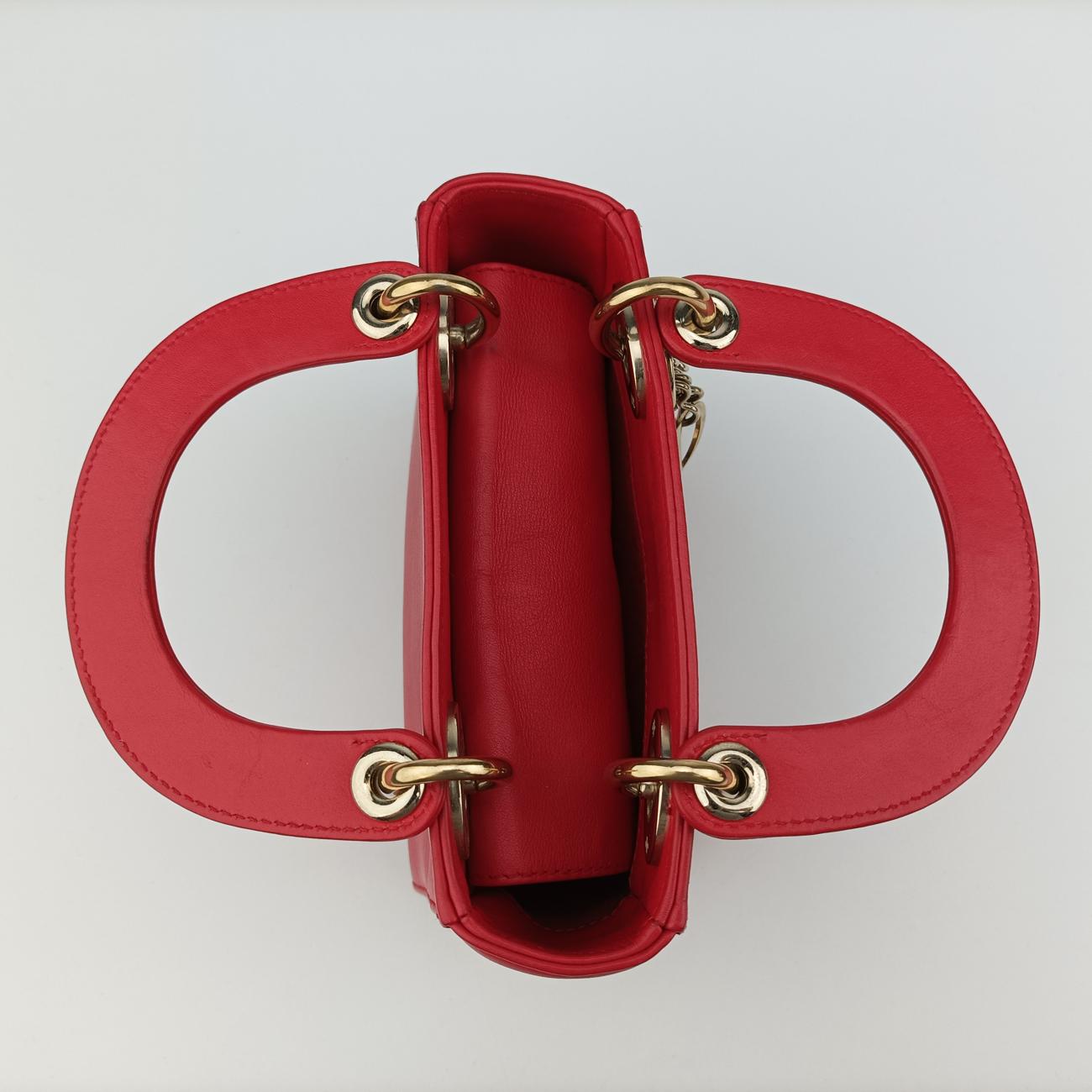 Secondhand Christian Dior Niki de Saint Phalle Lady Dior Red×multicolor Leather  shoulderbag | stylenewstar