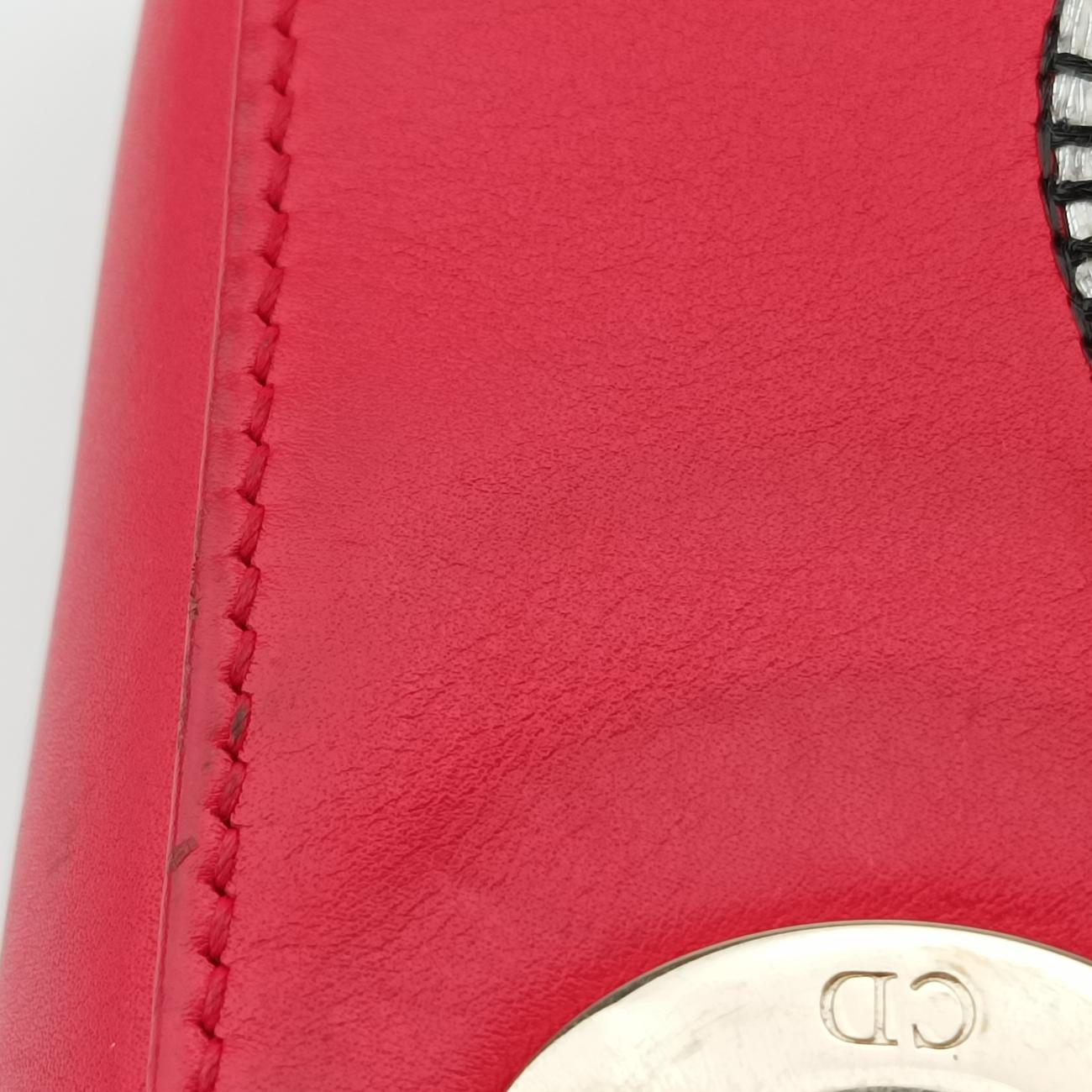 Secondhand Christian Dior Niki de Saint Phalle Lady Dior Red×multicolor Leather  shoulderbag | stylenewstar