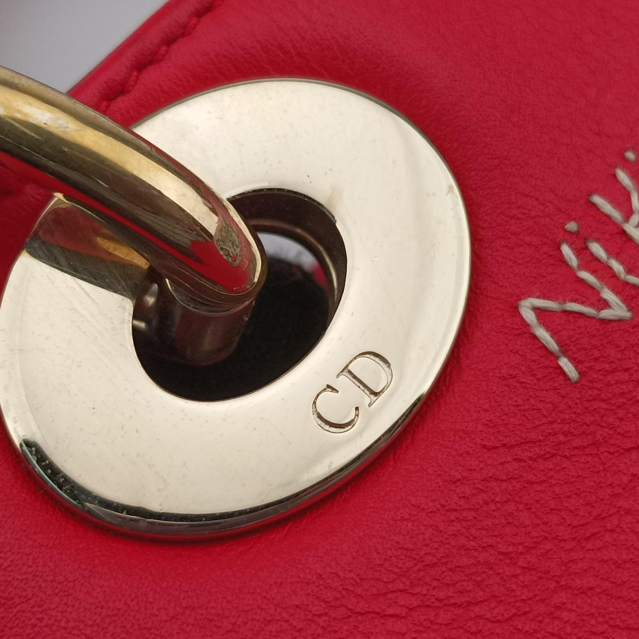 Secondhand Christian Dior Niki de Saint Phalle Lady Dior Red×multicolor Leather  shoulderbag | stylenewstar