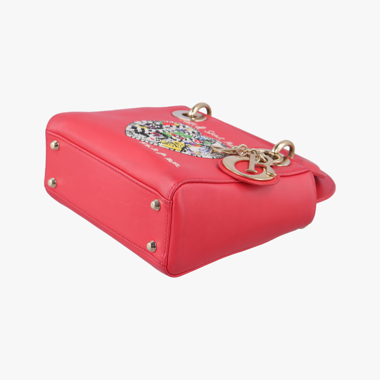 Secondhand Christian Dior Niki de Saint Phalle Lady Dior Red×multicolor Leather  shoulderbag | stylenewstar