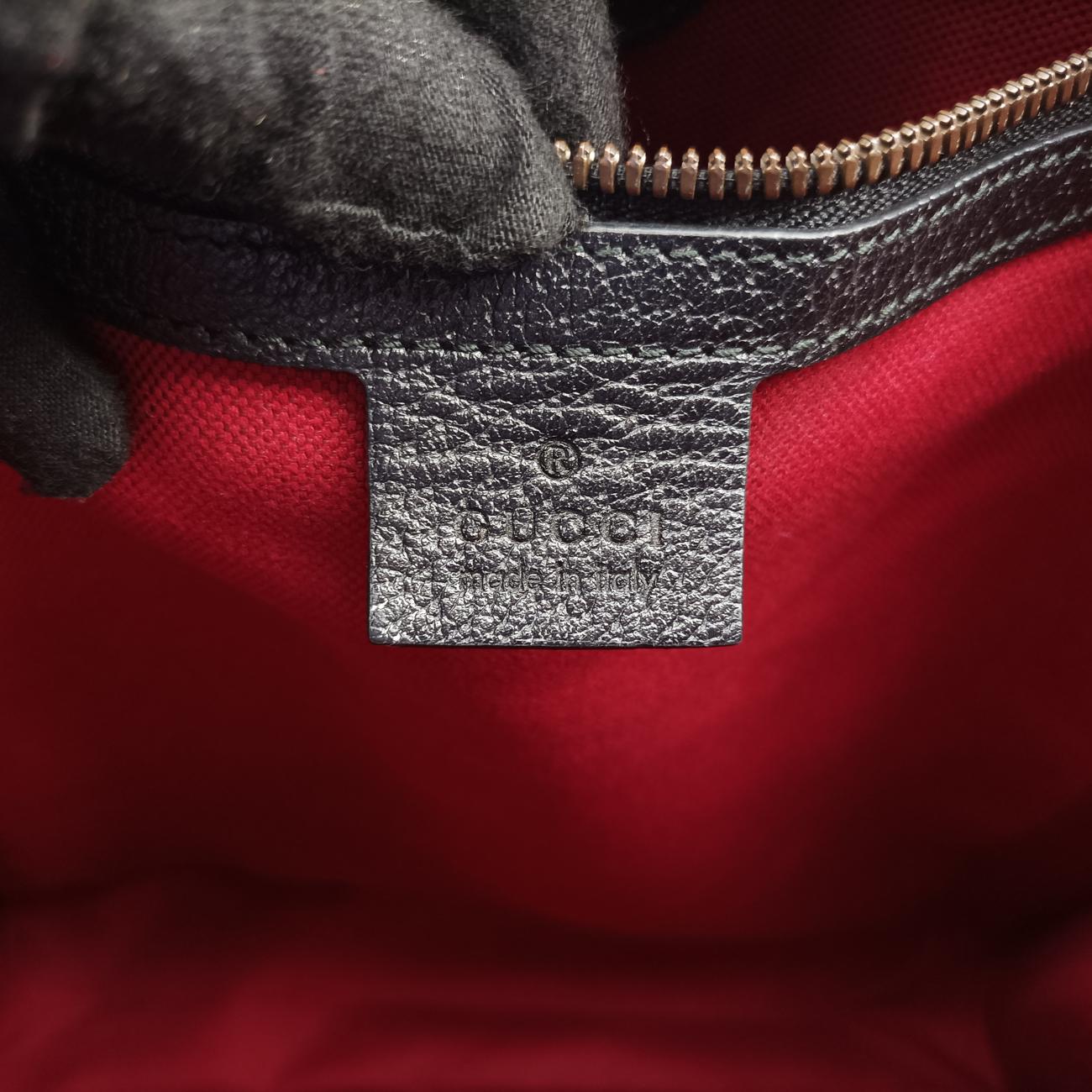 Pre-owned Gucci tote Black Leather 495444 handbag | stylenewstar