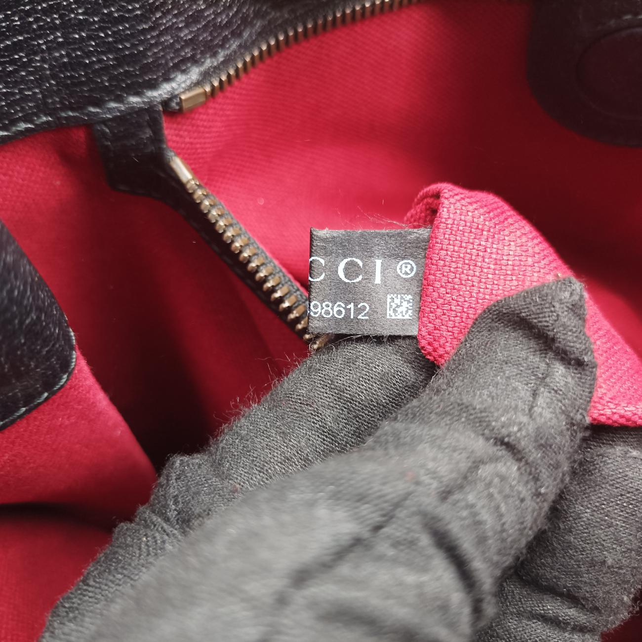 Pre-owned Gucci tote Black Leather 495444 handbag | stylenewstar