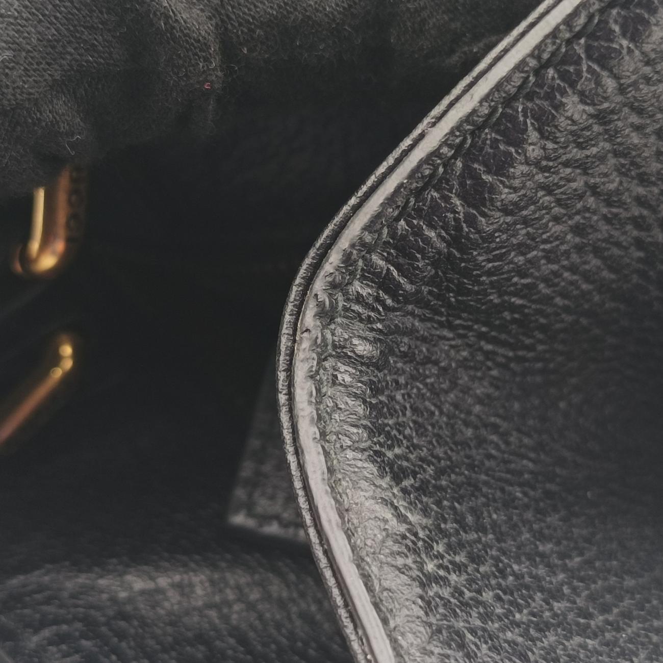 Pre-owned Gucci tote Black Leather 495444 handbag | stylenewstar