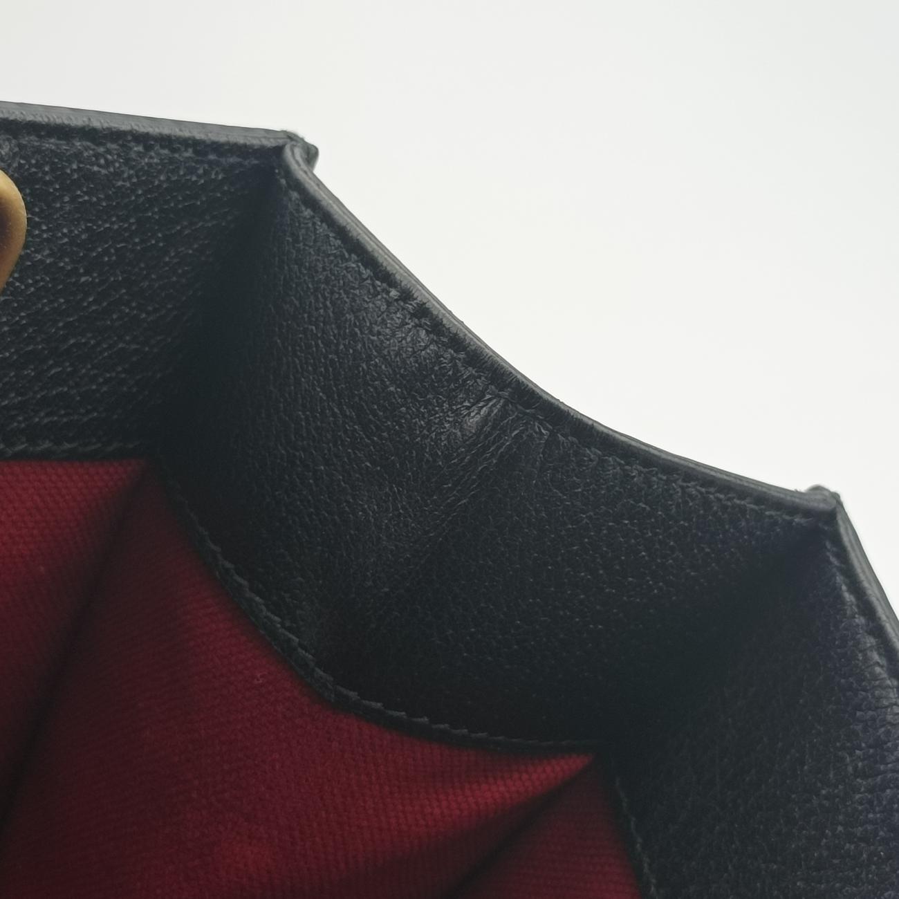 Pre-owned Gucci tote Black Leather 495444 handbag | stylenewstar