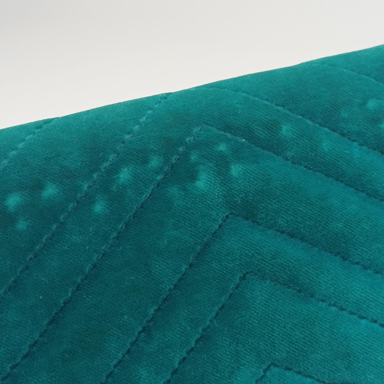 Pre-owned Gucci GG Marmont Blue velour 443497 shoulderbag | stylenewstar