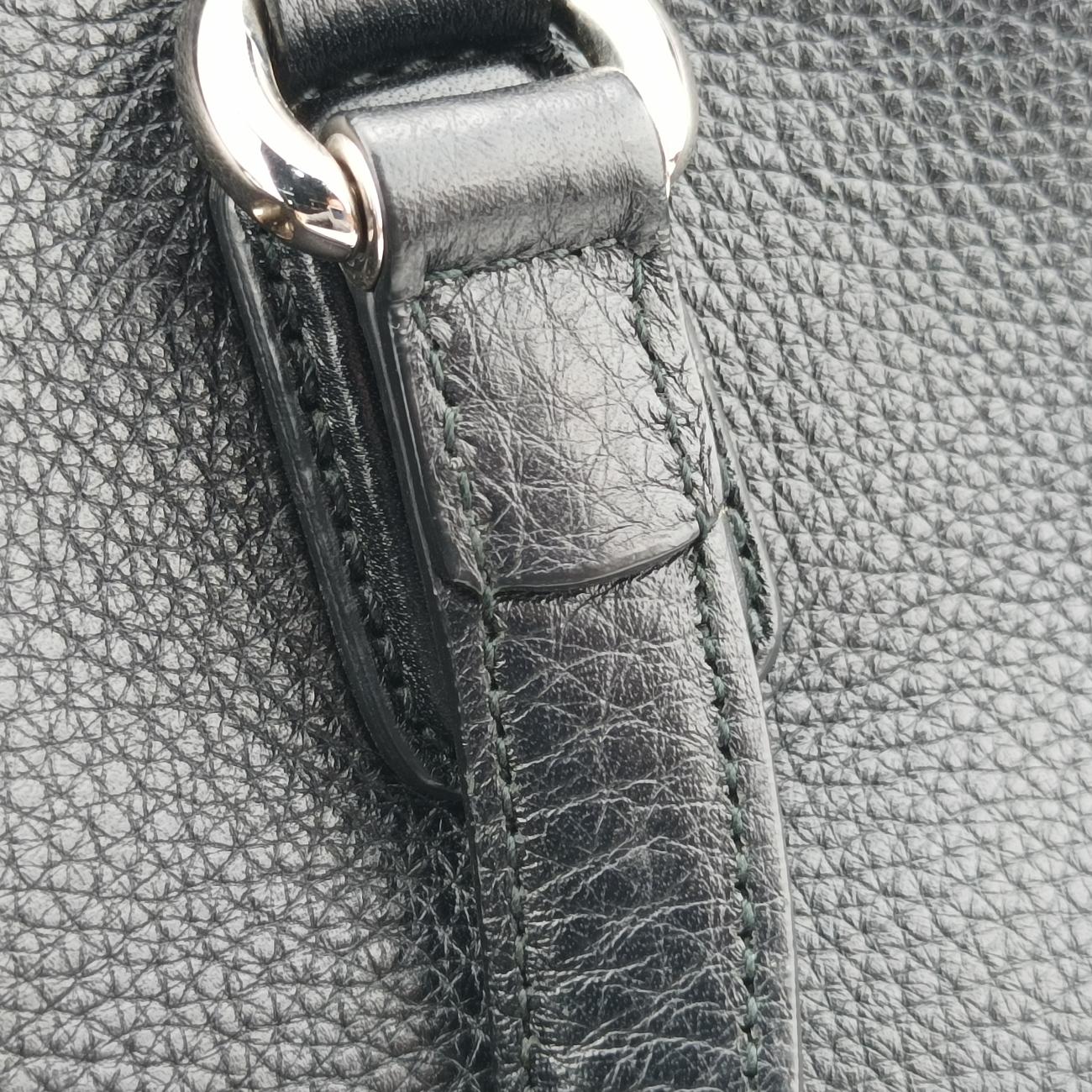 Pre-owned Gucci Soho Black Leather 359266 handbag | stylenewstar