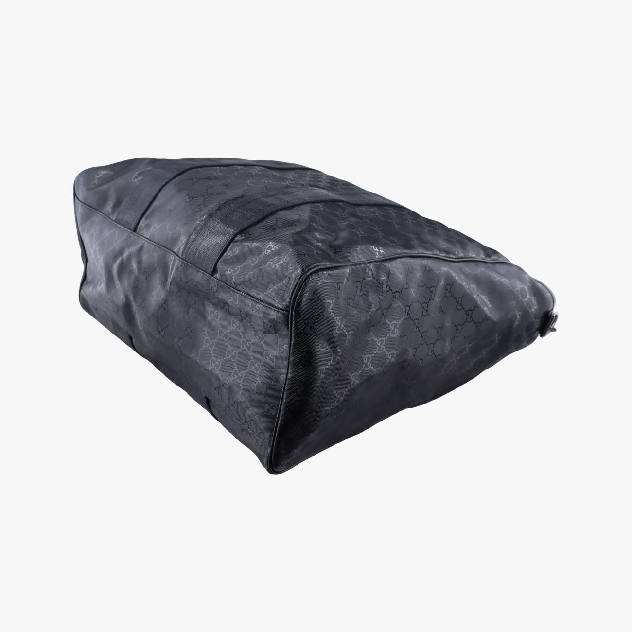 Pre-owned Gucci GG Imprime Black PVC coated canvas 223589 shoulderbag | stylenewstar