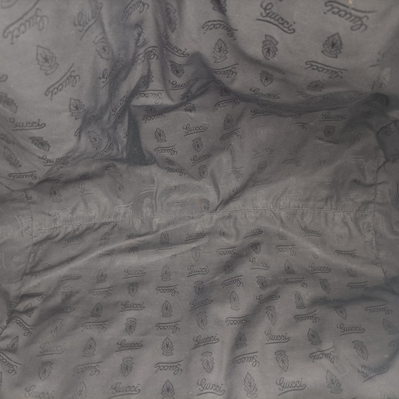 Pre-owned Gucci GG Imprime Black PVC coated canvas 223589 shoulderbag | stylenewstar