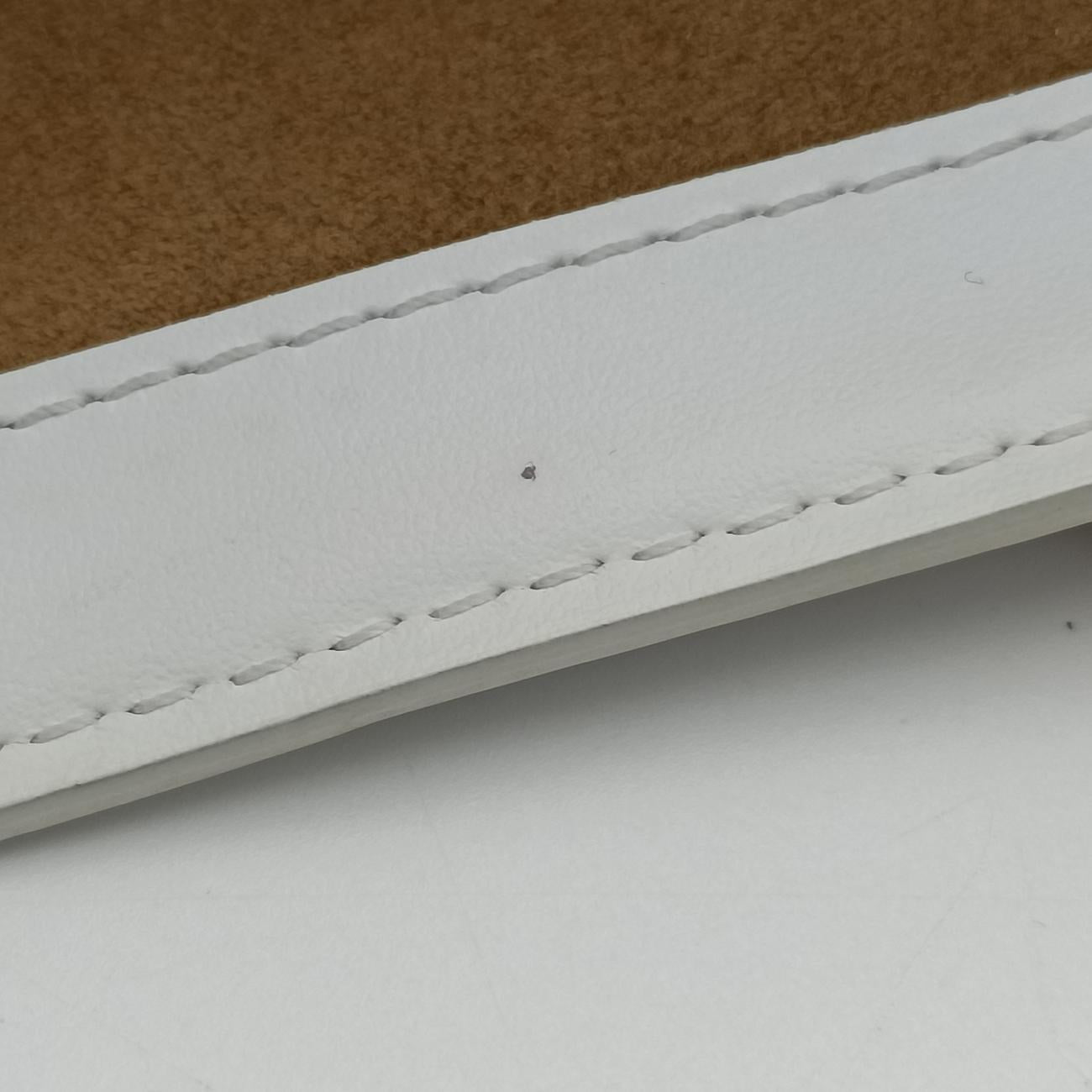 Pre-owned Louis Vuitton Papillon Trunk Brown×white Monogram Canvas×calf leather M81485 shoulderbag | stylenewstar