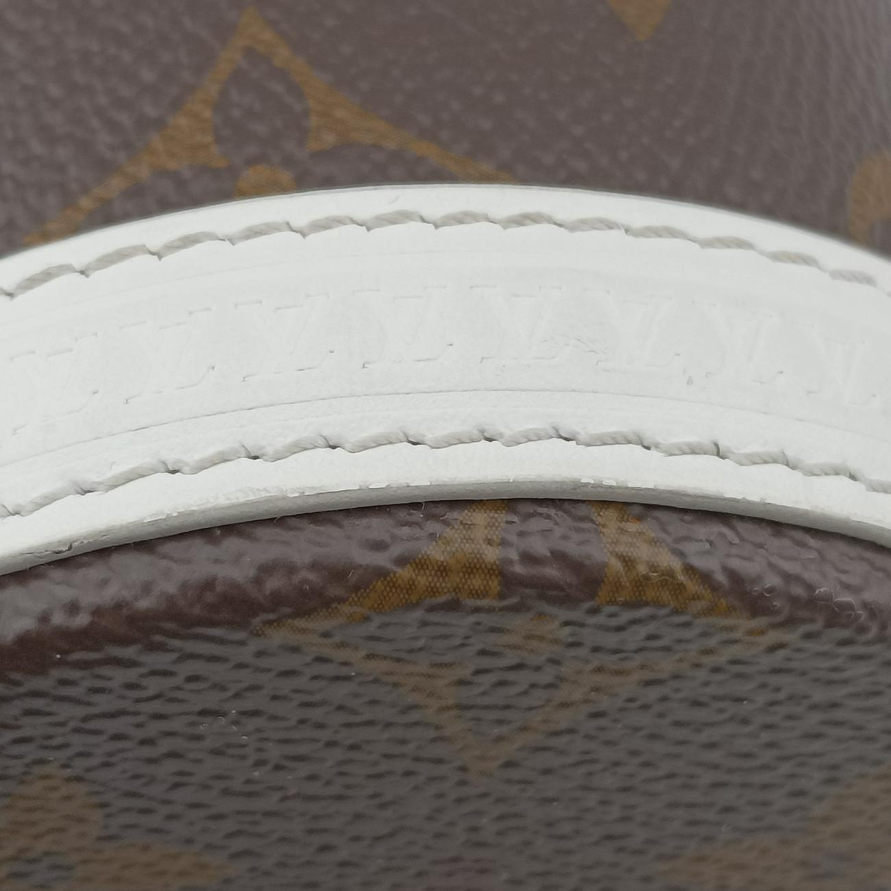 Pre-owned Louis Vuitton Papillon Trunk Brown×white Monogram Canvas×calf leather M81485 shoulderbag | stylenewstar