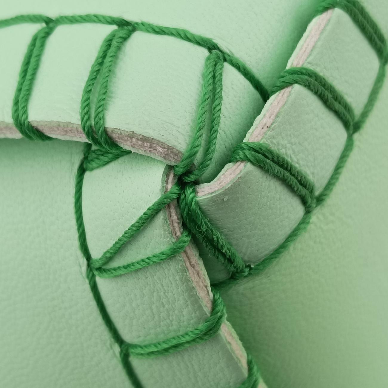 Pre-owned Bottega Veneta Arco Green lambskin  handbag | stylenewstar