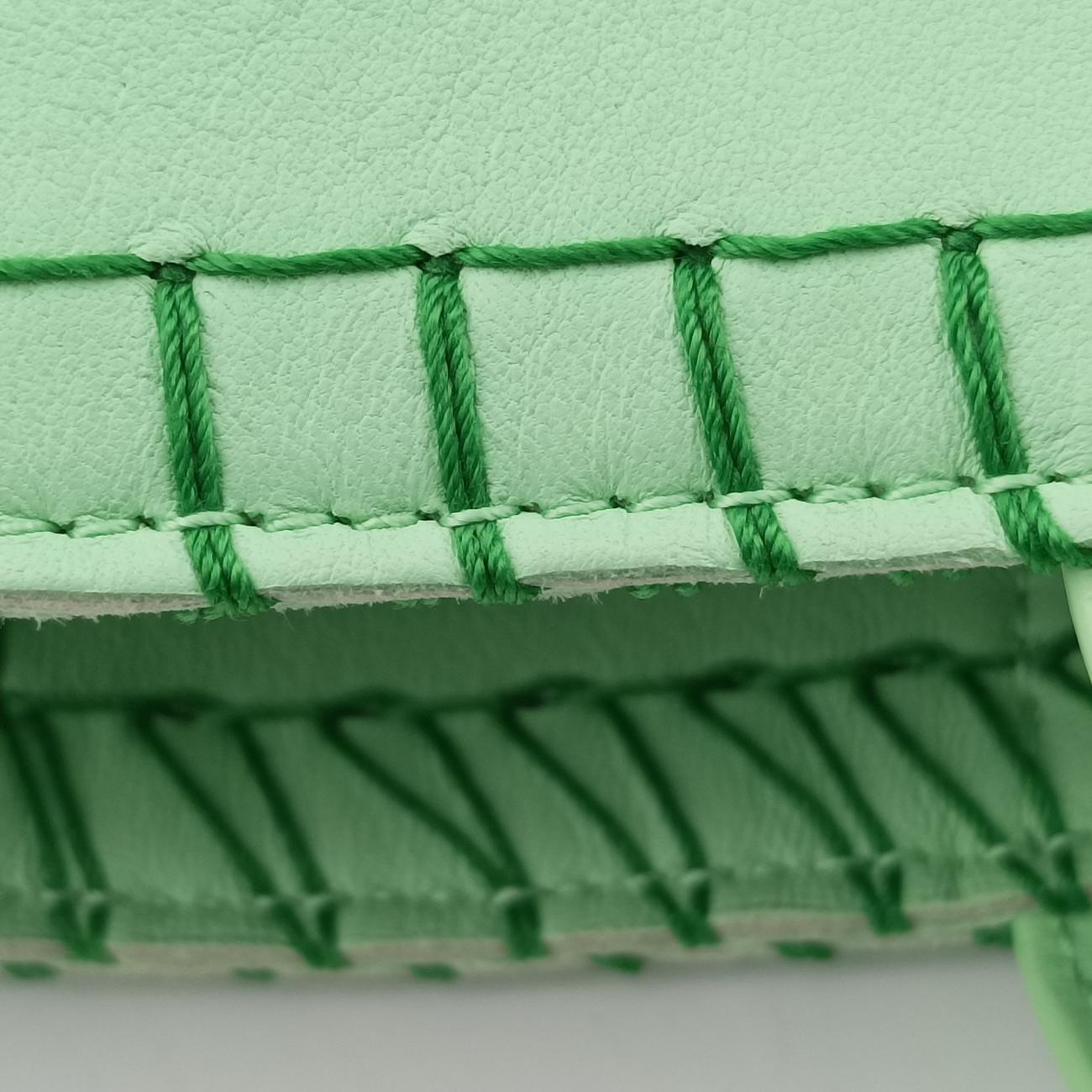 Pre-owned Bottega Veneta Arco Green lambskin  handbag | stylenewstar