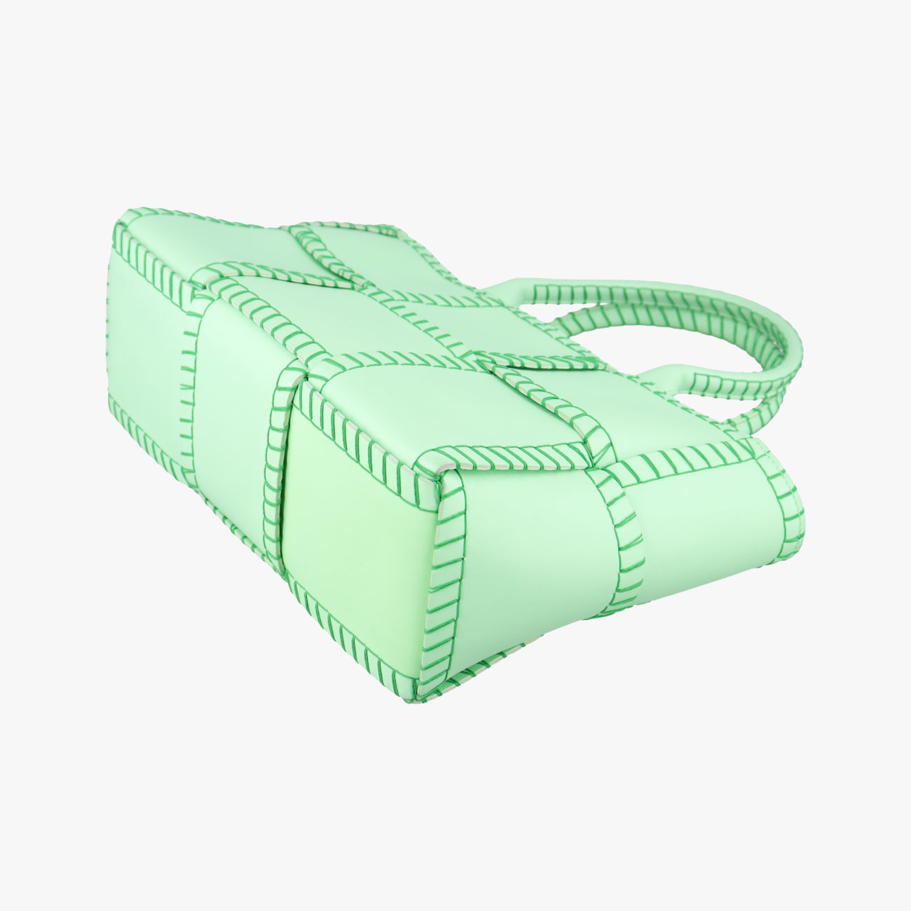 Pre-owned Bottega Veneta Arco Green lambskin  handbag | stylenewstar