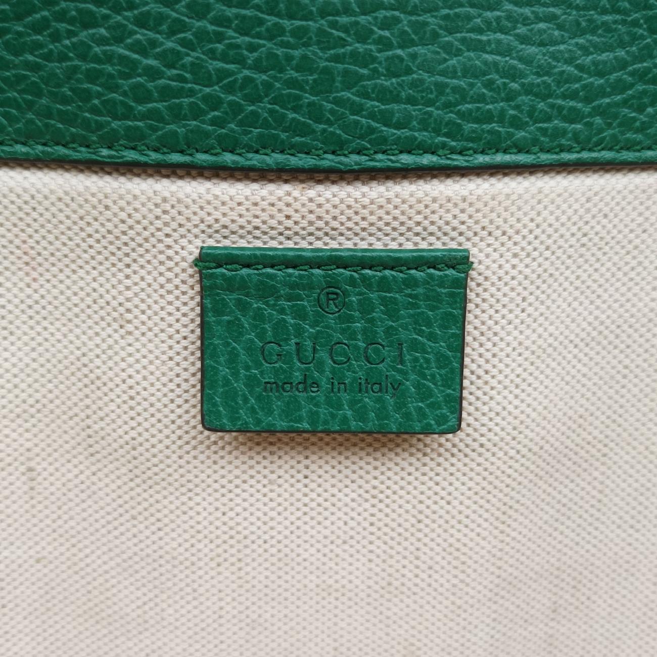 Vintage Gucci Dionysus Green Leather 400249 shoulderbag | stylenewstar