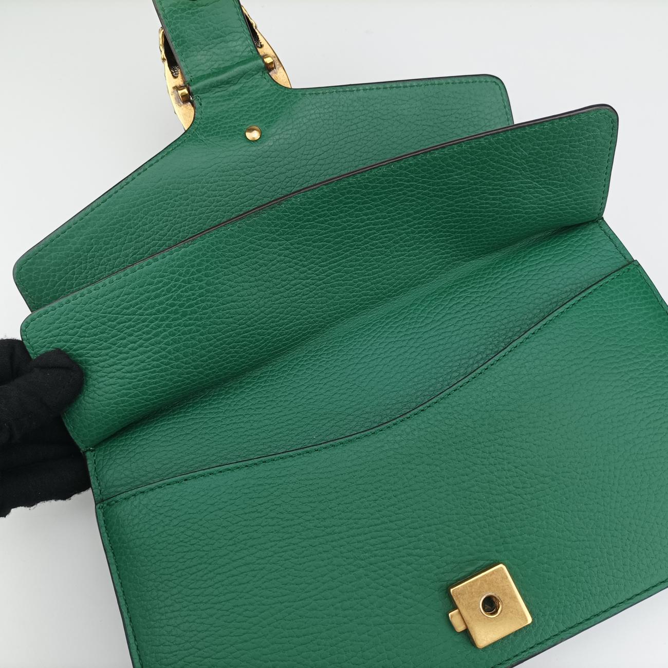 Vintage Gucci Dionysus Green Leather 400249 shoulderbag | stylenewstar
