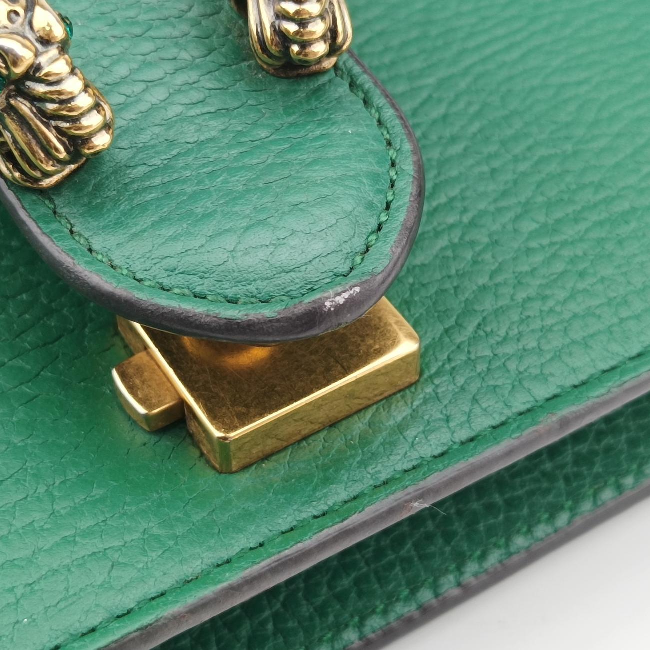 Vintage Gucci Dionysus Green Leather 400249 shoulderbag | stylenewstar