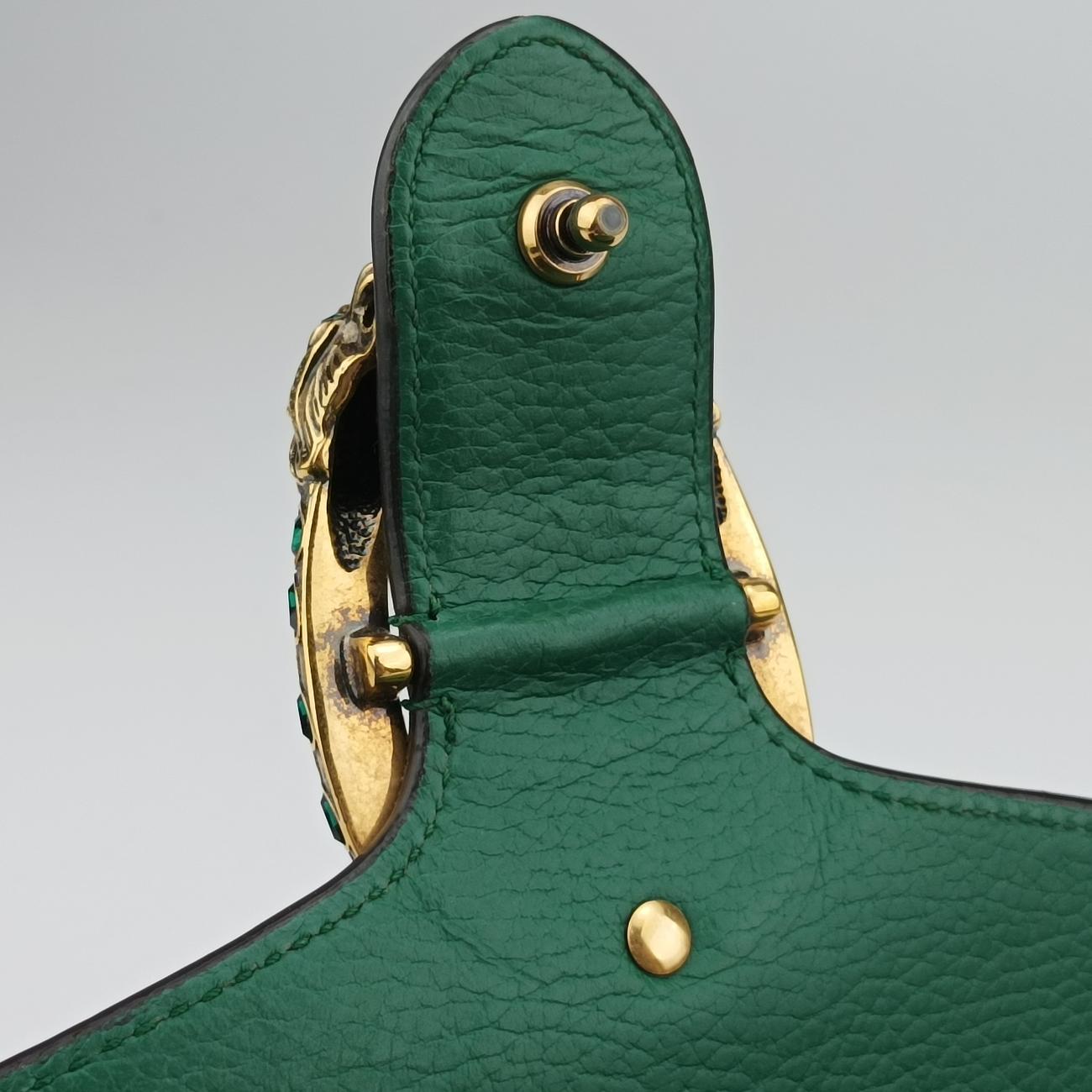 Vintage Gucci Dionysus Green Leather 400249 shoulderbag | stylenewstar