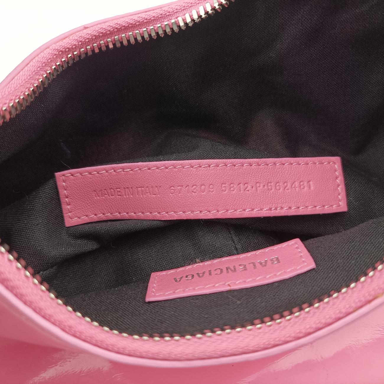 Vintage Balenciaga Le Cagole Pink Patent  shoulderbag | stylenewstar