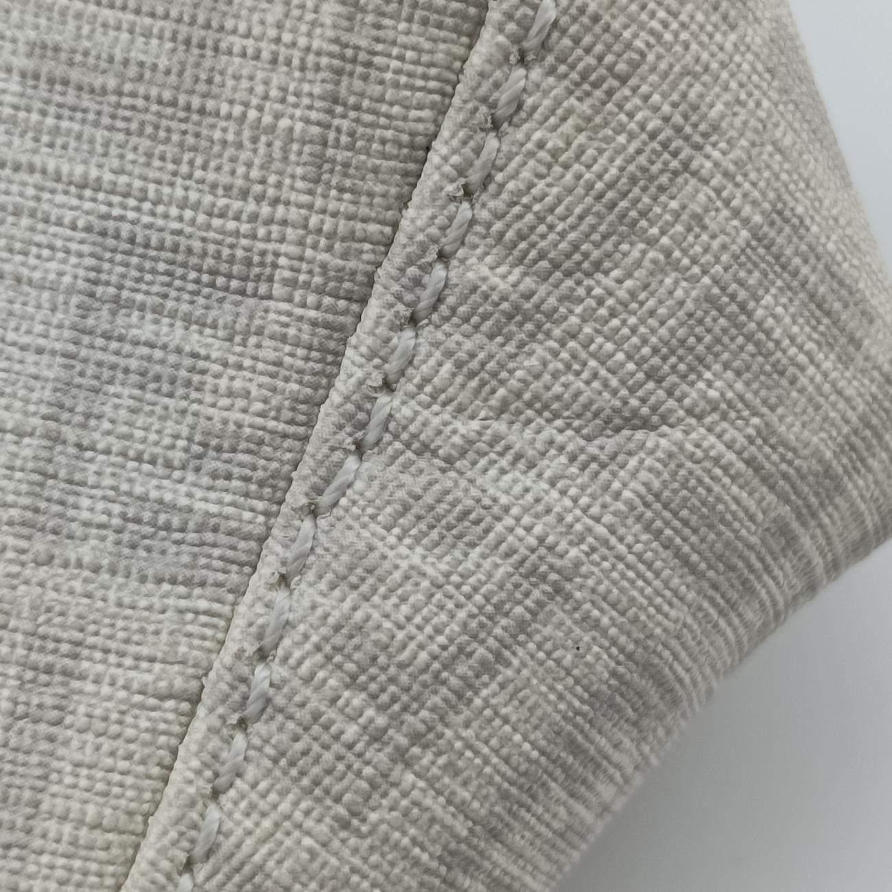 Pre-owned Fendi Baguette White PVC coated canvas 8BR180 handbag | stylenewstar