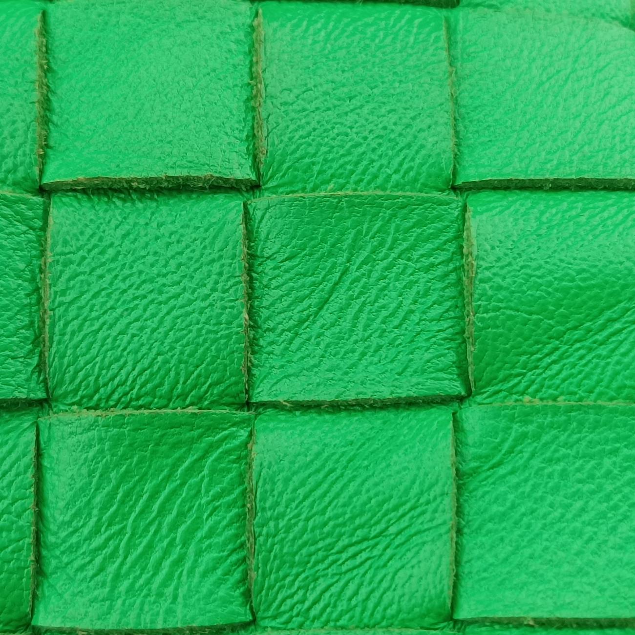 Pre-owned Bottega Veneta The Jodie Green lambskin  handbag | stylenewstar