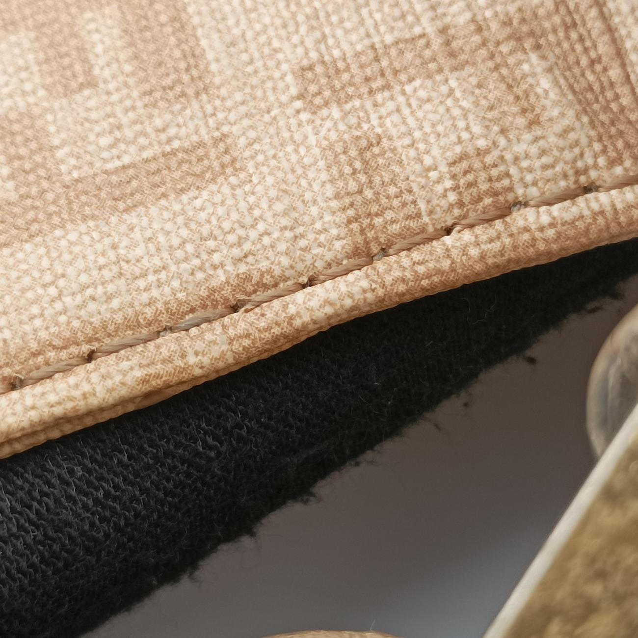 Vintage Fendi Baguette Zucchino Beige PVC coated canvas 8BR001 handbag | stylenewstar