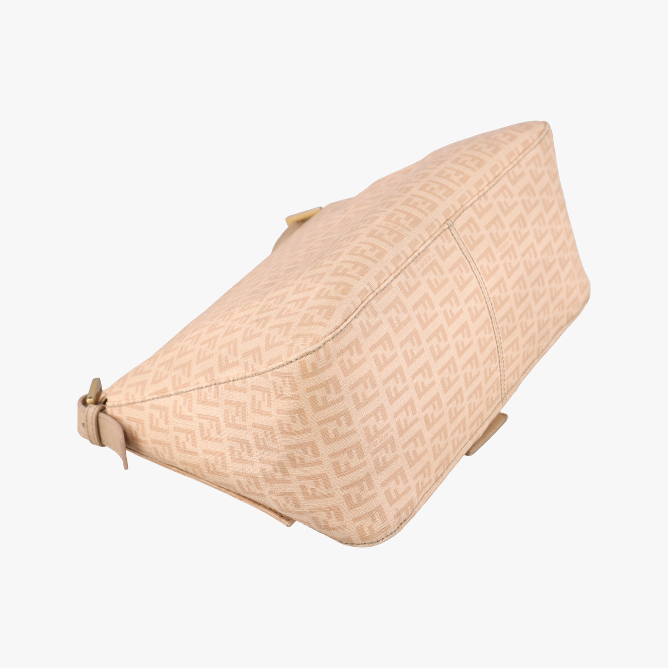 Vintage Fendi Baguette Zucchino Beige PVC coated canvas 8BR001 handbag | stylenewstar